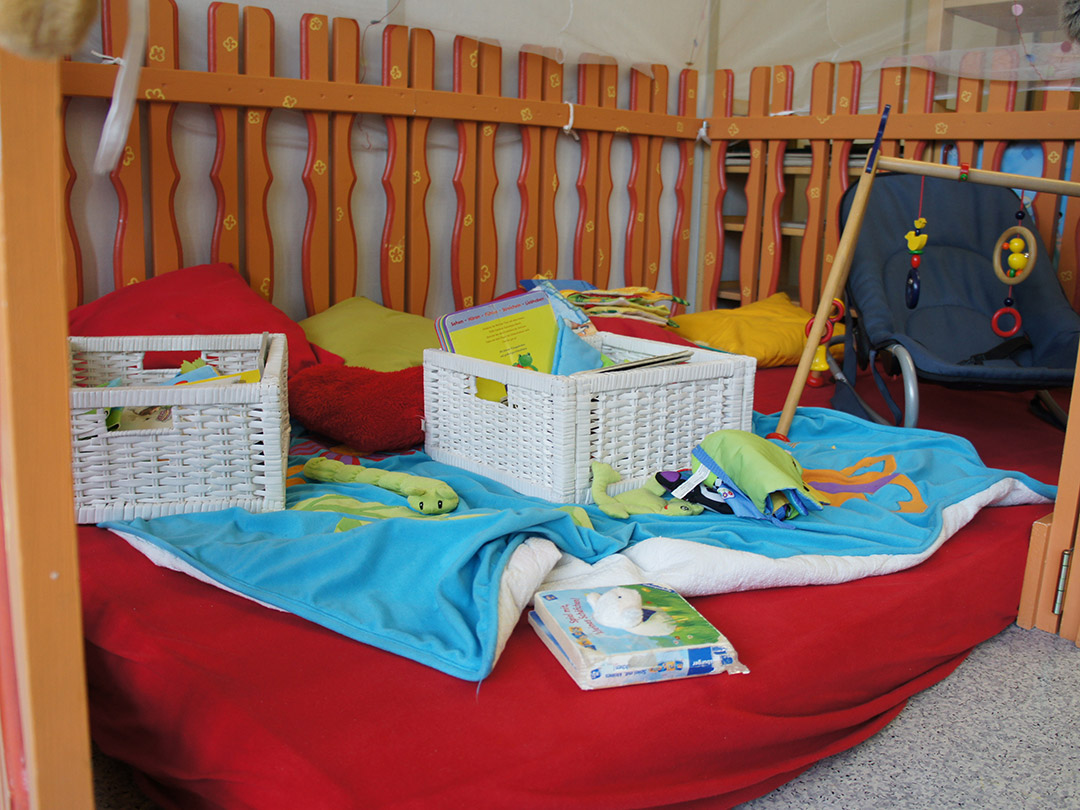 Spielecke im Babyzimmer - Kinderkrippe Stärnschnuppe