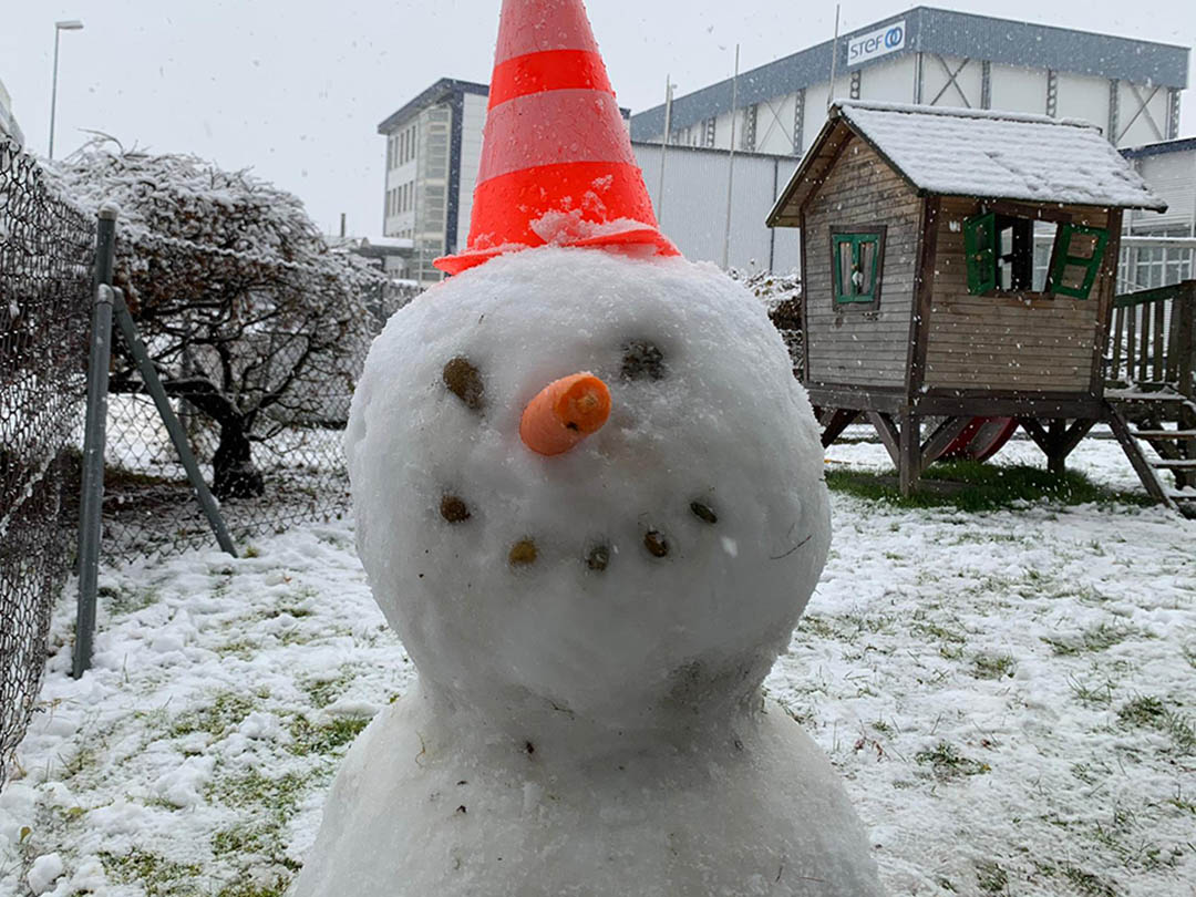 im Garten wohnt ein Schneemann - Kinderkrippe Stärnschnuppe Kriens
